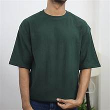Somikaran Block Printed Premium T-Shirt - Bottle Green