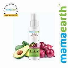 Mamaearth Onion Hair Serum For Silky & Smooth Hair, Tames Frizzy Hair, with Onion & Biotin for Strong, Tangle Free & Frizz-Free Hair - 100 ml