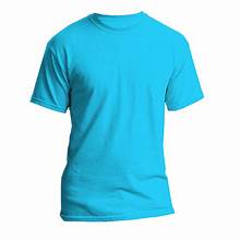 Somikaran Block Printed Premium T-Shirt - Sky and Blue