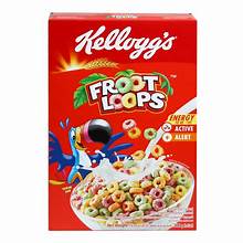 Kellogg's Ring Froot Loops Cereal 300g