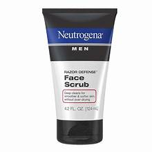 Neutrogena Men Razor Defense Face Scrub - 124ml